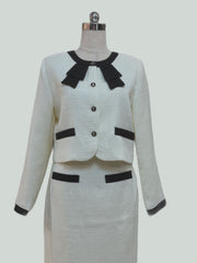 סט טוויד קלאסי אוף וויט