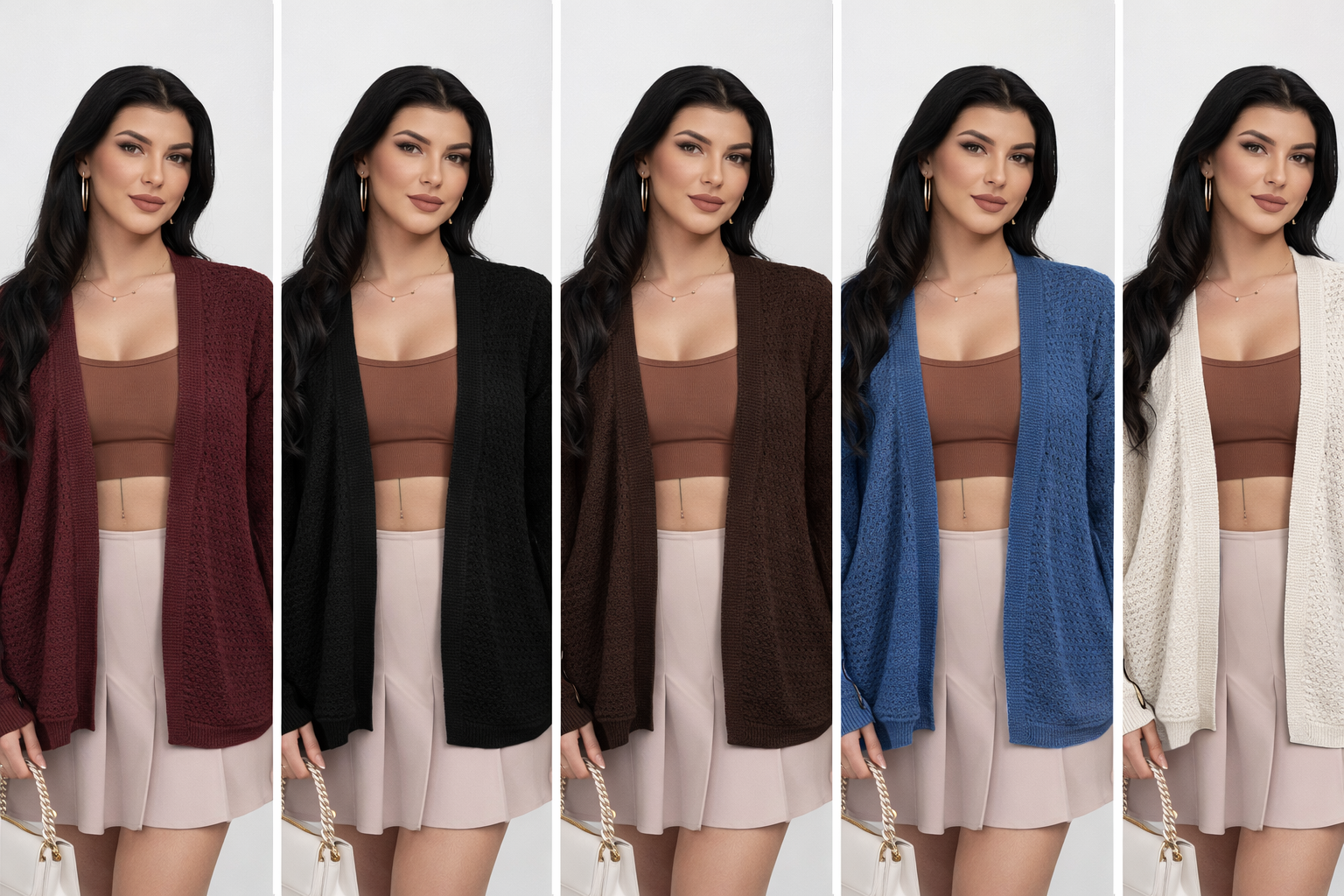 קרדיגן פתוח