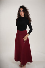 חצאית בורדו