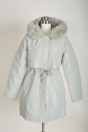 מעיל דגם פארקה- צבע ירוק בהיר