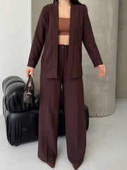 סט חליפה בלייזר מוכנס אלגנטי