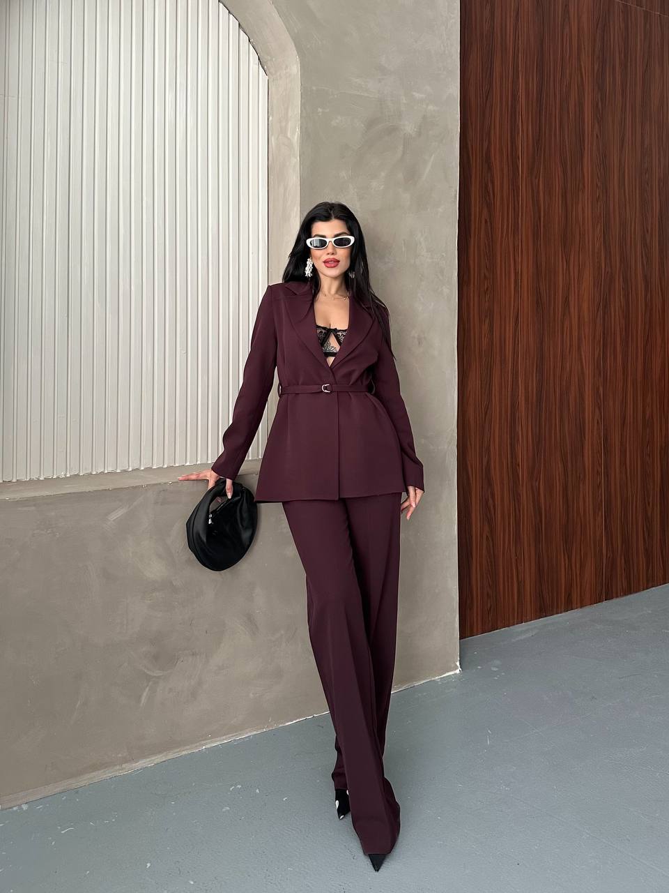 סט חליפה בלייזר ומכנס