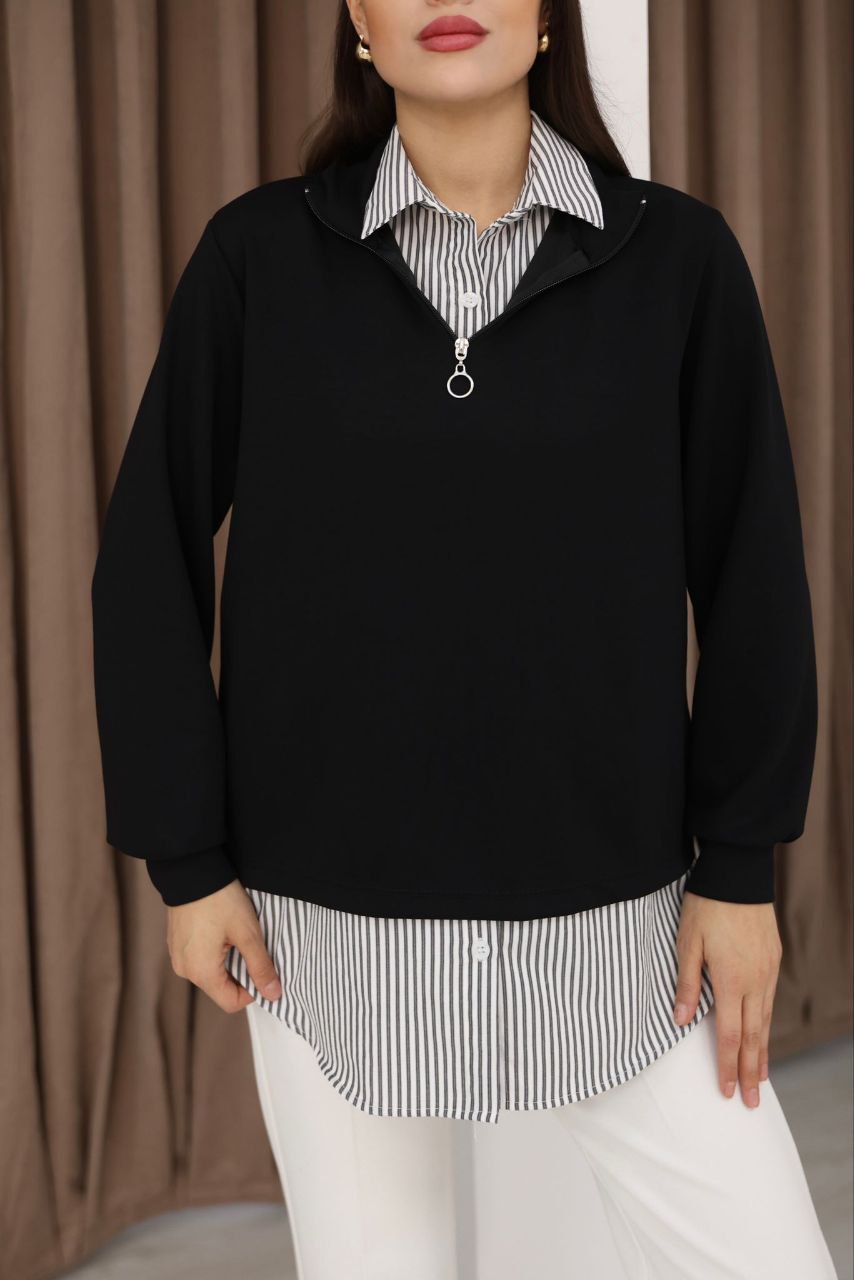 חולצה וסריג שני חלקים